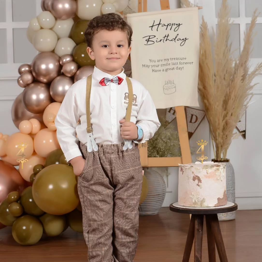 ست پیراهن و بیلر پسرانه وارداتی