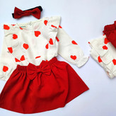 بادی دامن نوزادی دخترانه