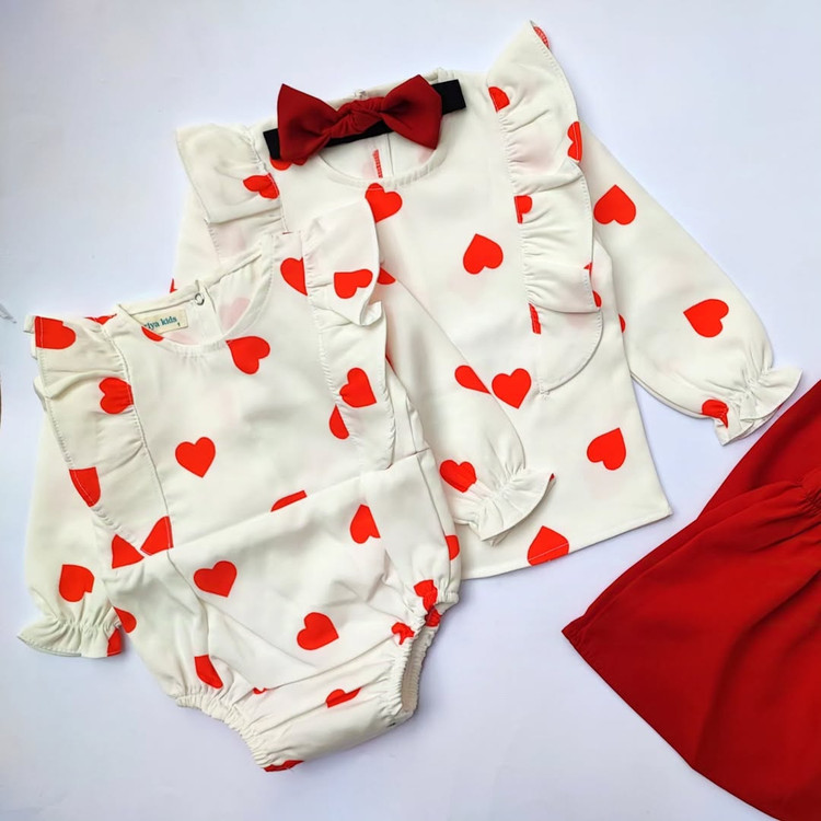 ارسال فوری شومیز دامن دخترانه