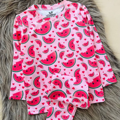 بلوز و شلوار هندوانه ای یلدایی