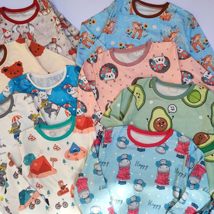 ست راحتی بلوز شلوار نخ پنبه