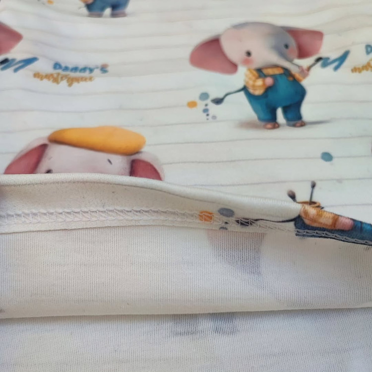 لباس راحتی کودکانه نخی سبک و خنک مناسب فصول مختلف