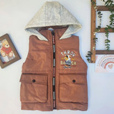 پافر تدی دخترانه و پسرانه رنگ موکا