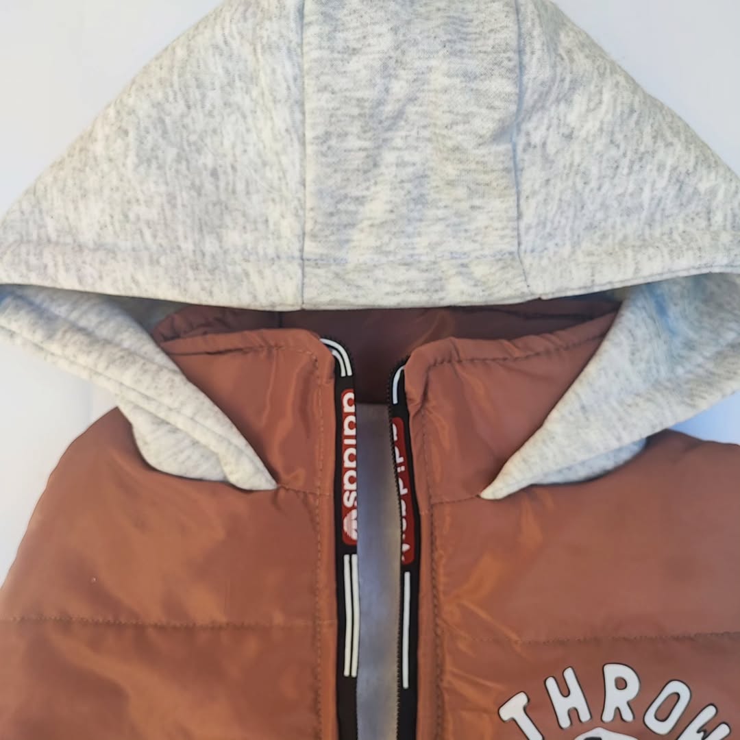 پافر تدی دخترانه و پسرانه رنگ موکا