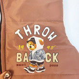 پافر تدی دخترانه و پسرانه رنگ موکا