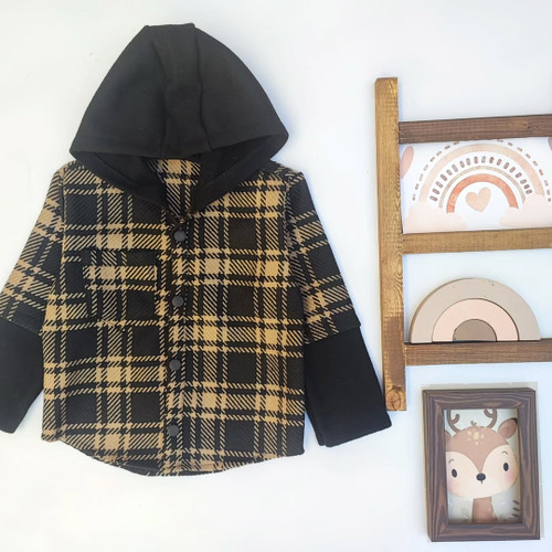 شکت پسرانه پشمی چهارخونه