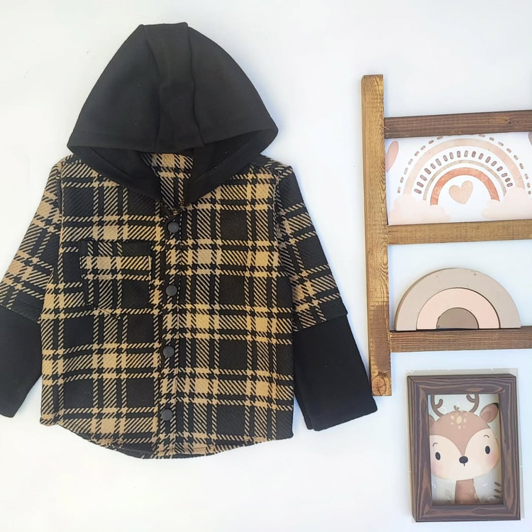 شکت پسرانه پشمی چهارخونه