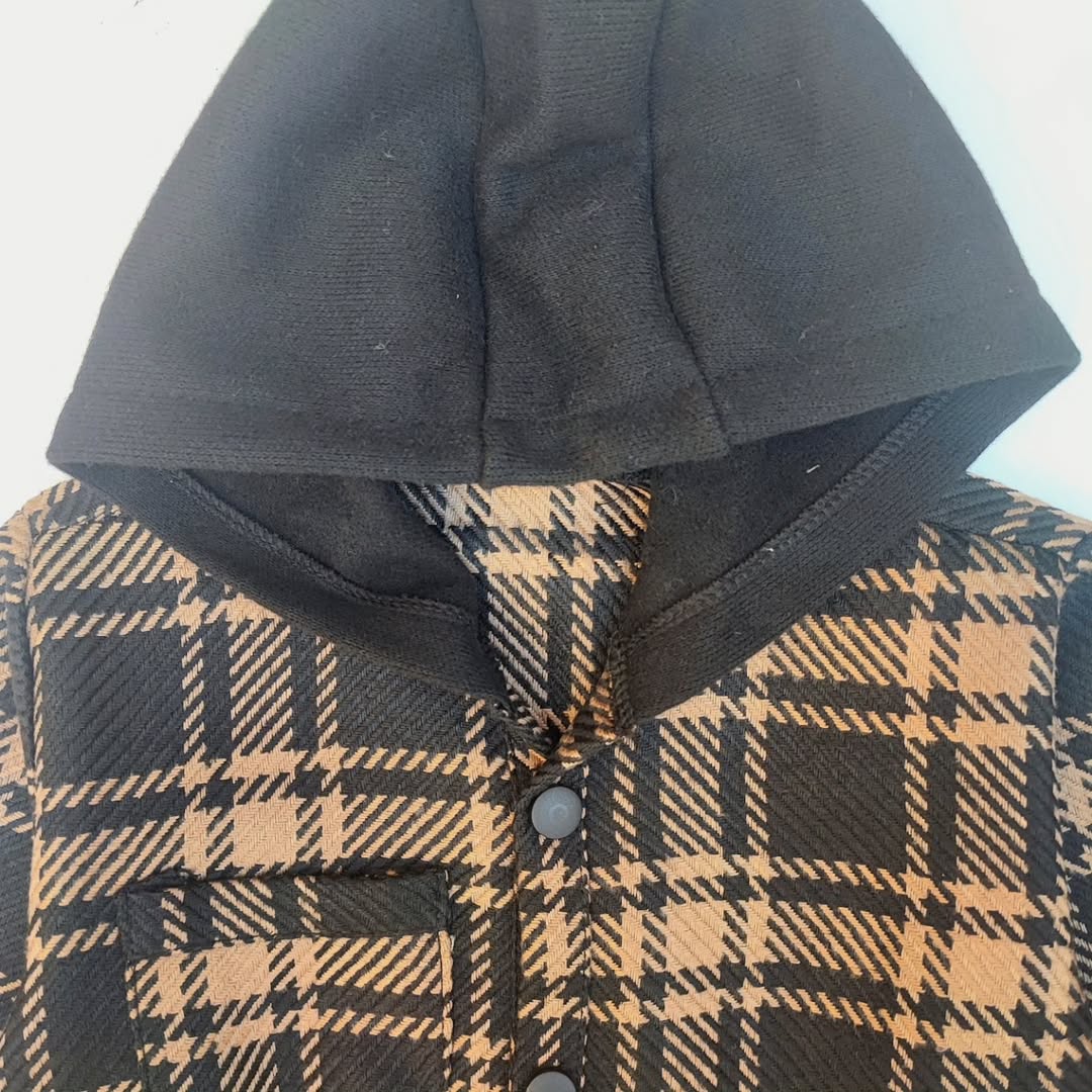 شکت پسرانه پشمی چهارخونه