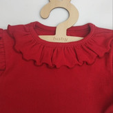 شومیز فانریپ یقه چین دار بچگانه