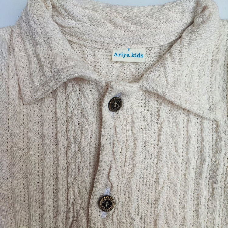 بلوز دو دکمه پسرانه