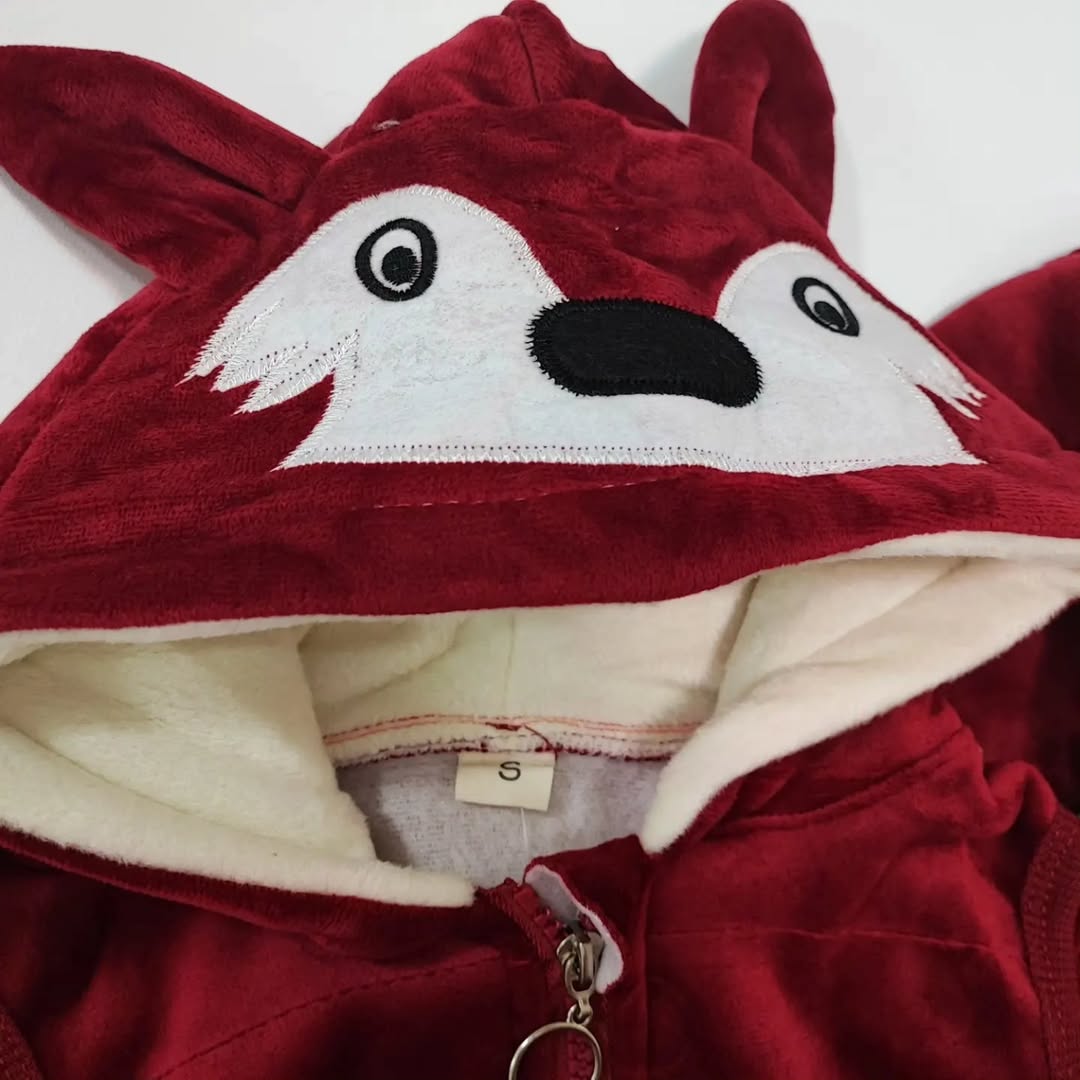 ژیله کلاه‌دار مخمل وارداتی