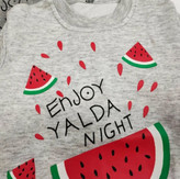 بلوز طوسی طرح شب یلدا