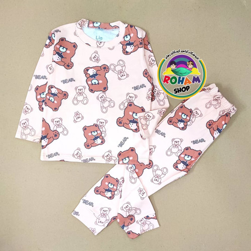 بلوز شلوار راحتی طرح تدی