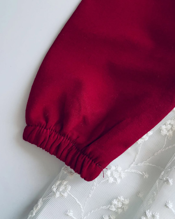 لباس یلدایی دخترانه ۱۴۰۳ | پیراهن دورس و دانتل بچهگانه