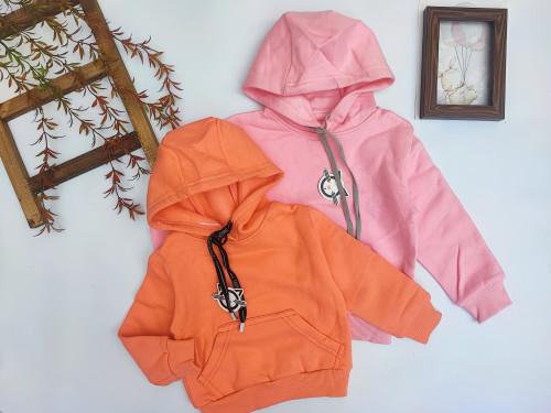 هودی دخترانه صورتی و گلبهی