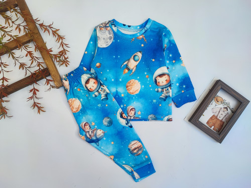 بلوز و شلوار راحتی خونگی بچگانه طرح فضانورد