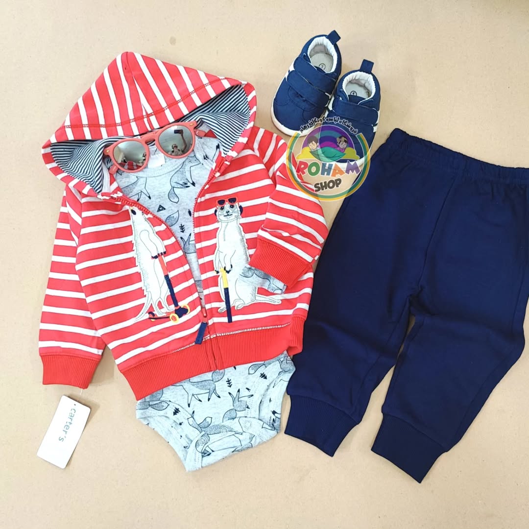 ست سه تیکه وارداتی نوزادی