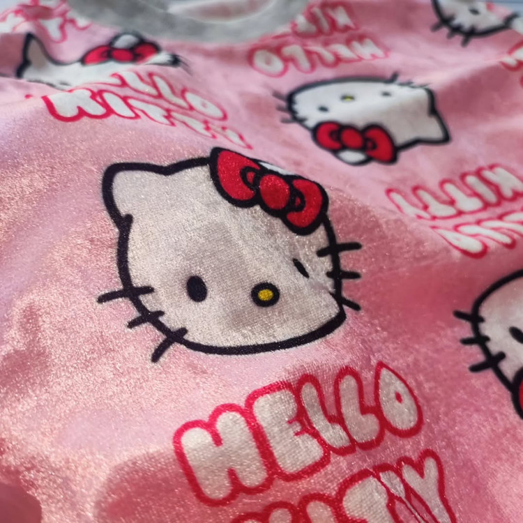 لباس راحتی بچگانه طرح کیتی