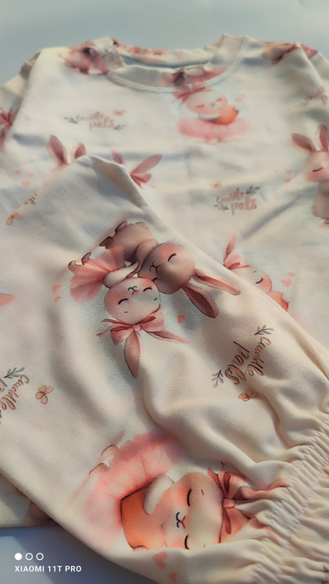 ست بلوز و شلوار راحتی خرگوشهای قشنگ سایز ۳۵ و ۴۰